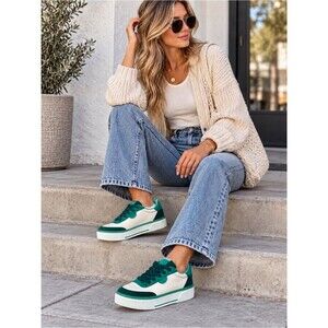 Reef lay day Lift hidden wedge comfort sneakers NEW 7.5